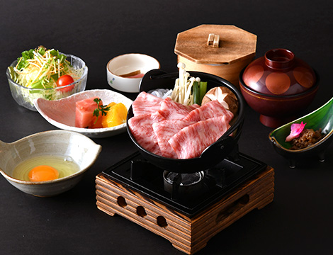 松阪牛すき焼御膳